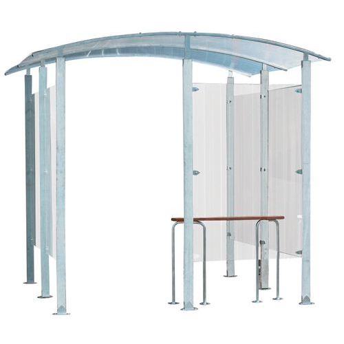 Abri Cycles 4mÂ² Metal Zingue