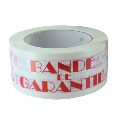 Rouleaux Pp Blanc Bande De Garantie