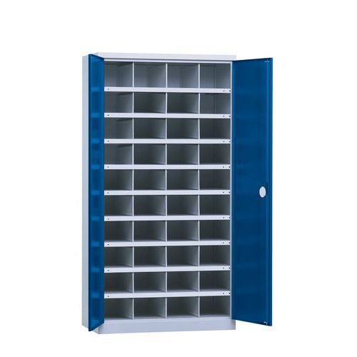 Armoire D'atelier Bleue Hxp=1950x440mm 40 Cases