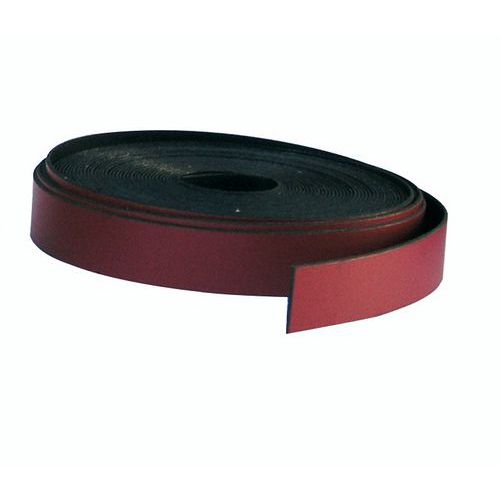 Ruban Magnet Rouge Bisilque 10mmx5m Rouge