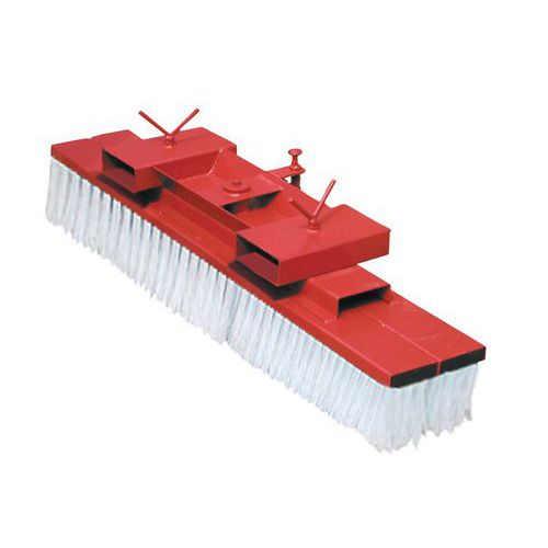 Bauer - Balai pour chariot élévateur - 200 cm - Acier peint rouge - 65 kg