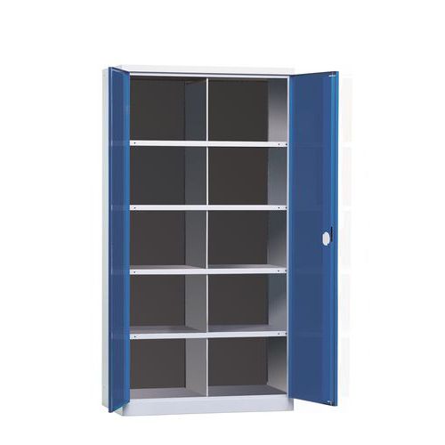 Armoire D'atelier Bleue Hxp=1950x540mm 10 Cases