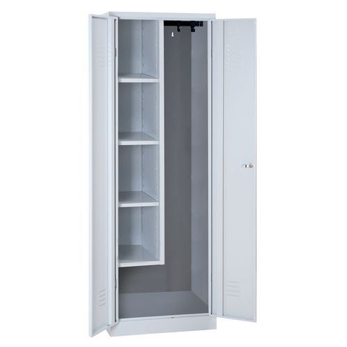 Armoire Entretien Matériel Sur Socle 1800x600x500 Gris