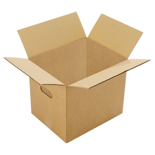 Caisse de déménagement 480x320x360mm Carton Kraft GC20 À poignée Recyclable
