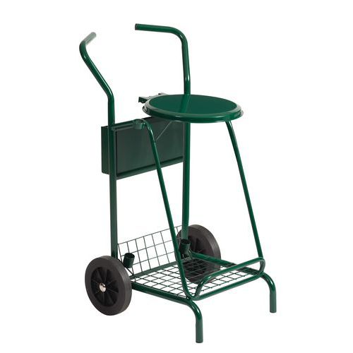 Chariot De Voirie Mobisac 110l Acier Vert