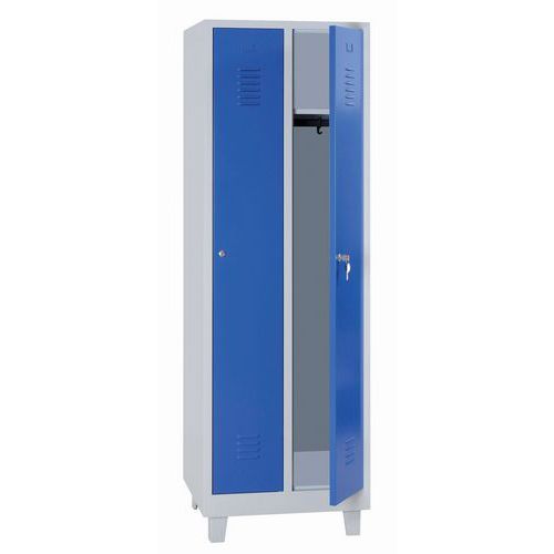 Vest Ind Propre 2 Cases/pieds Gs/ Bleu+moraillon