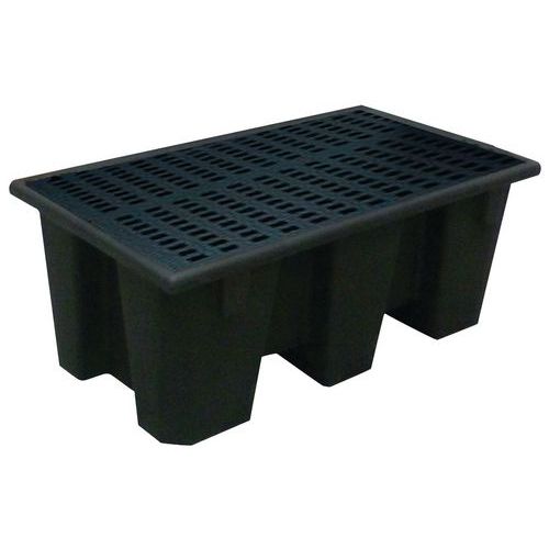 Bac De Retention 2 Futs Pe Recycle Caillebotis P