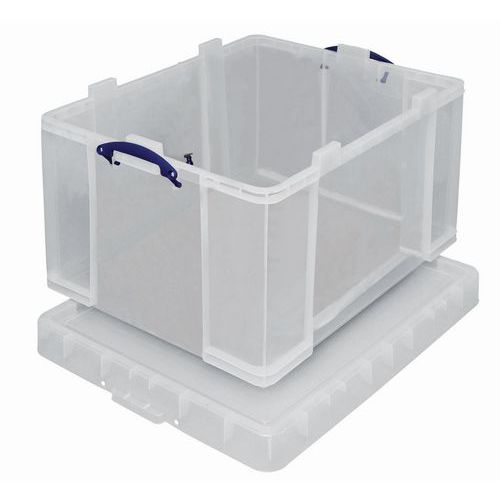 Bac De Rangement Plastique + Couvercle 3l Tr Ansparent