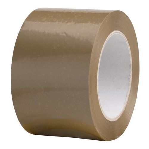 Ruban adhésif PVC Havane 75mm x 66m - Silencieux et résistant pour gros volumes