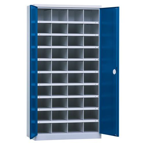 Armoire D'atelier Bleue Hxp=1950x540mm 40 Cases