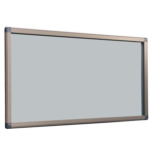 Vitrine D'affichage 24 A4 Antares Fond Métal- Couleur Sable Extérieure