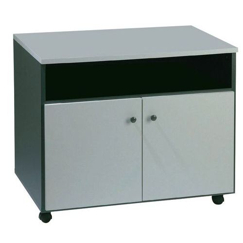 Meuble Photocopieur Gris Clair Anthracite