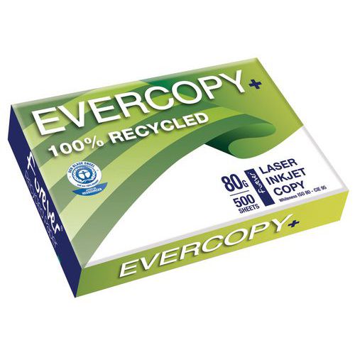 Papier Recyclé Evercopy Plus Grammage : 80 Format A4