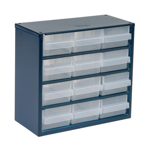 Casier Métallique Ã‰quipé De 12 Tiroirs En Polypropylène