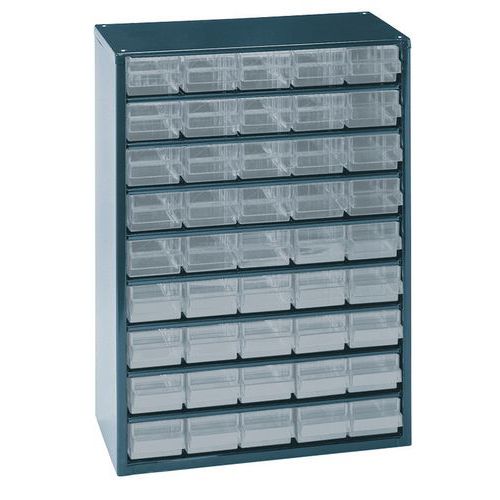 Casier Métallique Ã‰quipé De 45 Tiroirs En Polypropylène