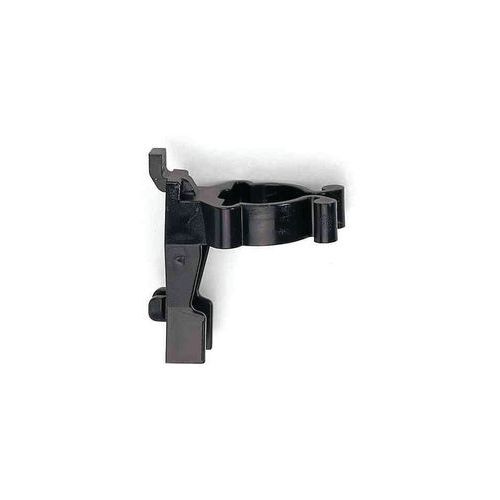 Raaco - Lot de 6 clips manche galbé - Ø 18mm - Noir - Capacité 5kg