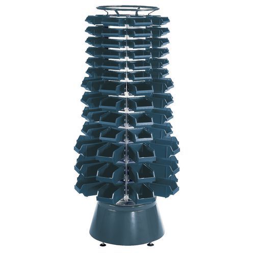 Raaco - Support rotatif pour bacs - 1600 mm - Capacité 450 kg - Bleu
