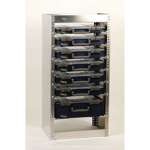 Rayonnage Livré Avec 7 Carrylite Non Monté