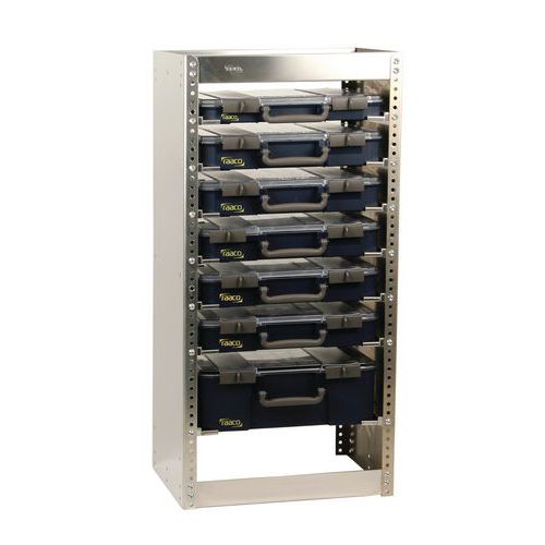 Rayonnage Livré Avec 7 Carrylite Monté