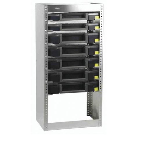 Rayonnage Livré Avec 7 Boxxser - Monté