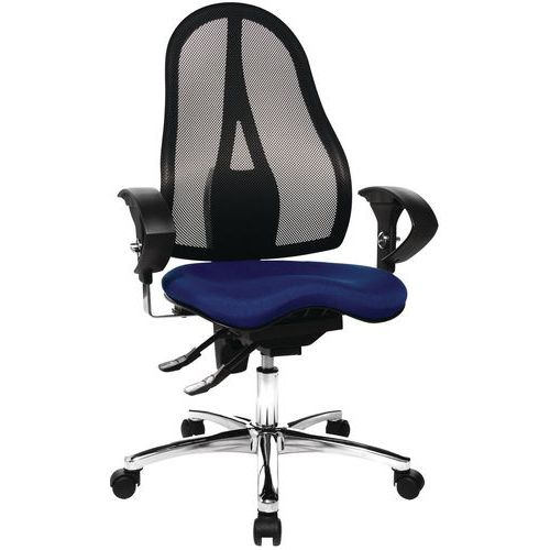 Siège De Bureau Sitness Ergonomique Bleu