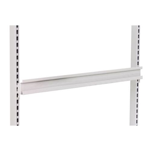 Bande d'accrochage pour bacs - Organisez votre espace - Charge max 20kg - Largeur 900mm - Acier époxy beige