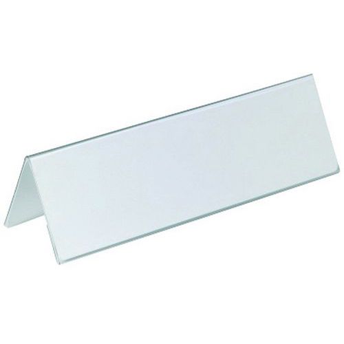 Durable - 25 Chevalet porte-nom de table en PVC