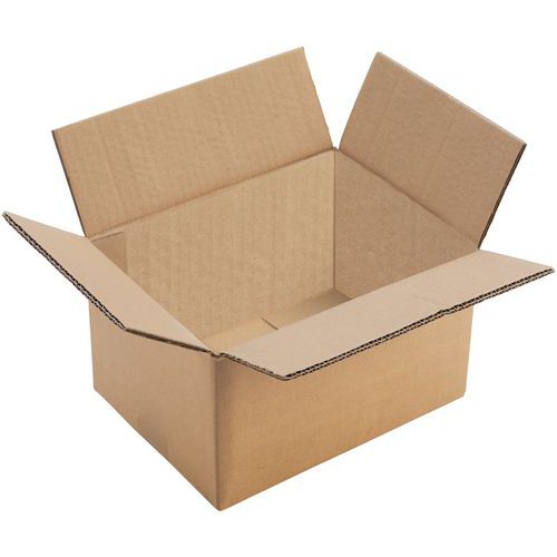 Caisse Carton Double Cannelure - 350x260x165 - Manutan