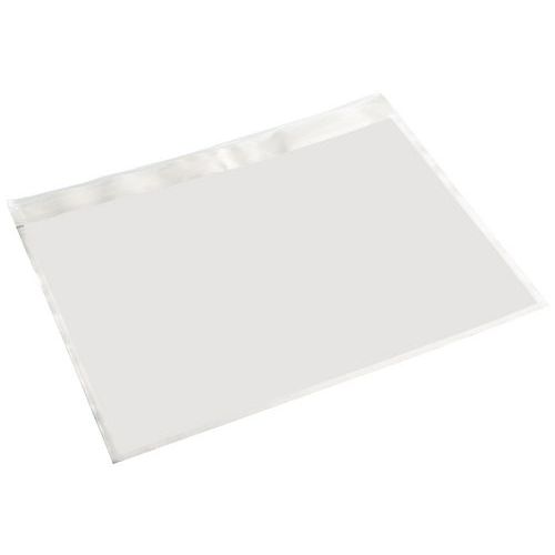 Pac List - Pochette porte-documents A4 250x320 mm Transparent - Lot de 500 - Recyclable et Recyclé