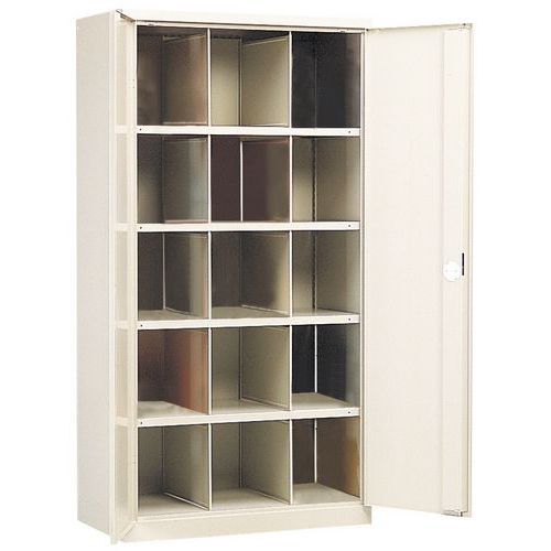 Armoire D'atelier Gris Clair Hxp=1950x540mm 15 Cases