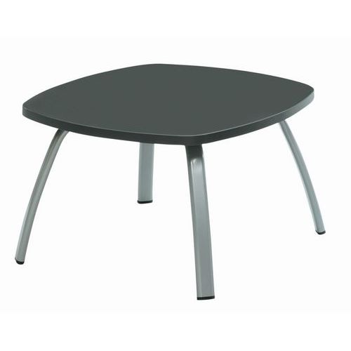 Table D'accueil Plateau Gris Struc. Alu 58x5 8 Cm