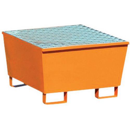 Bac De Rétention Conique 1 Fût - Acier Peint