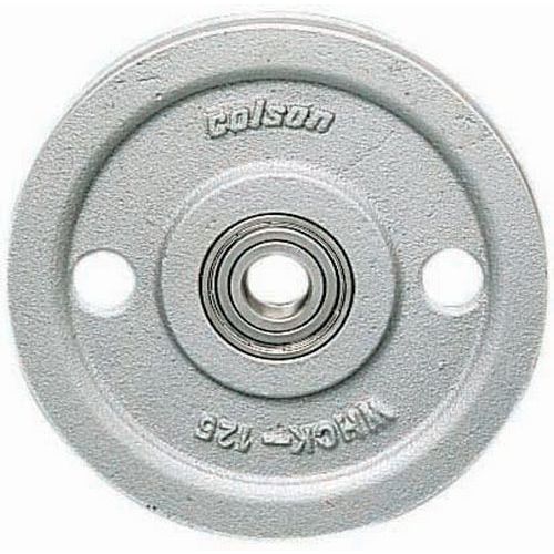 Godet - Réa en fonte sur roulement à billes - CMU 85 kg - Pour câble Ø 4 mm - Diamètre 25 mm