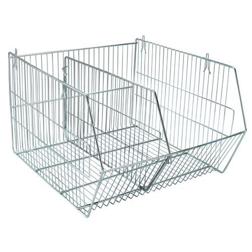 Sameto Technifil - Panier gerbable charge 70 kg fil acier 960x500mm - 70L - Acier zingué - Robuste et durable