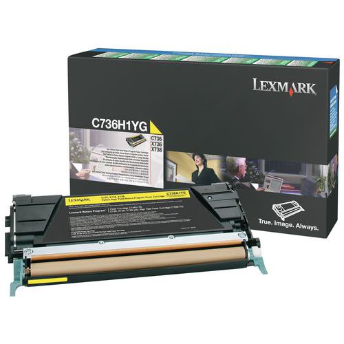 Toner - C736 - Jaune - Lexmark