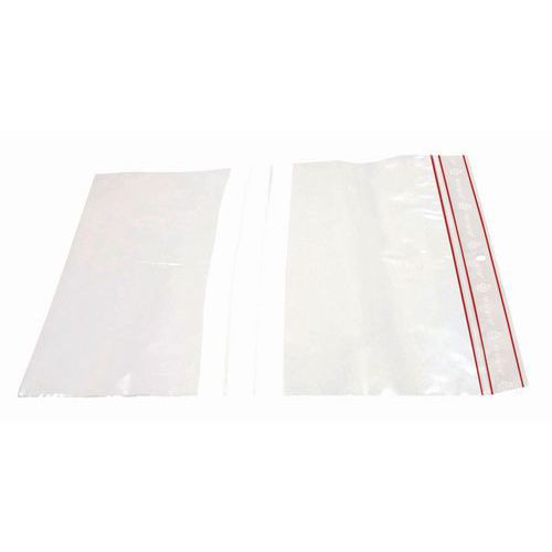 Sachets 180x250mm Avec Bandes Blanches