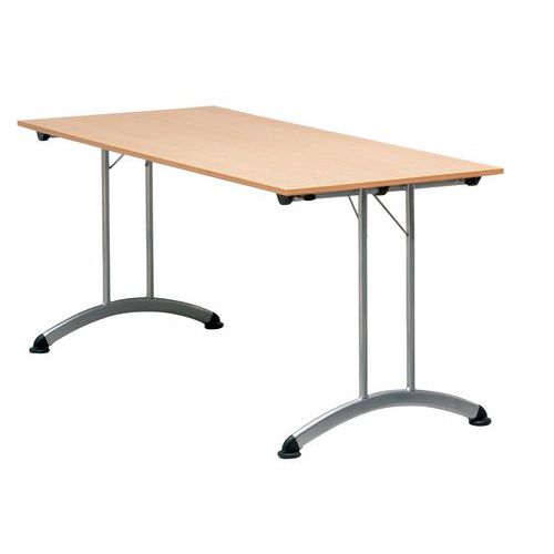 Table 160x70 Pieds Pliants Hetre Pied Alu