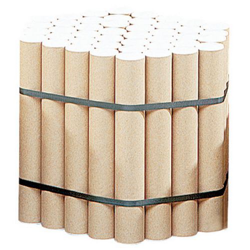 Tube en carton kraft havane 1000x70mm - Format B1 - Emballage recyclé 60% - Idéal pour produits longs et légers