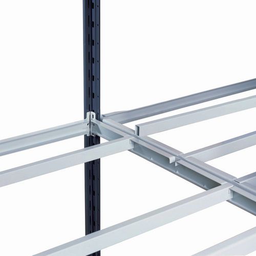 Lot De 2 Tablettes Tubulaires Combi-fix 1250x600 Mm