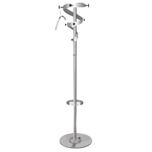 Portemanteau Sur Pied Gris Type:ohio H:175 Cm