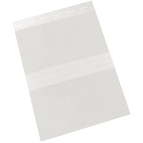 Sachets Zip 230x160mm Bande Blanche