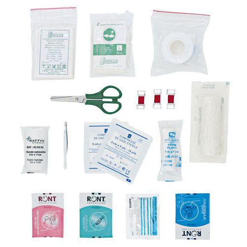 Recharge coffret de secours 1 à 4 personnes Recharge coffret de secours 1 à 4 personnes