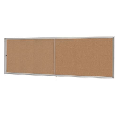 Vitrine D'affichage Pour Intérieur 68x160 Cm Fond Liège 14 Feuilles