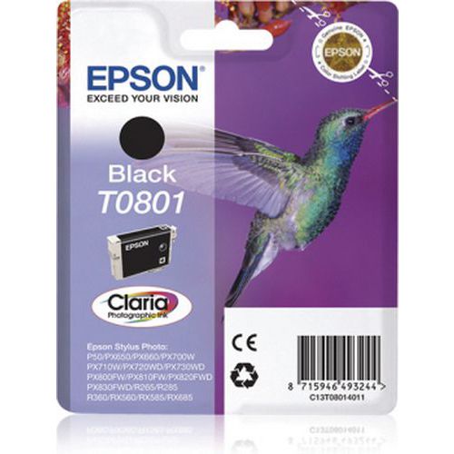Cartouche d'encre - T0801 - Epson Cartouche d'encre - T0801 - Epson