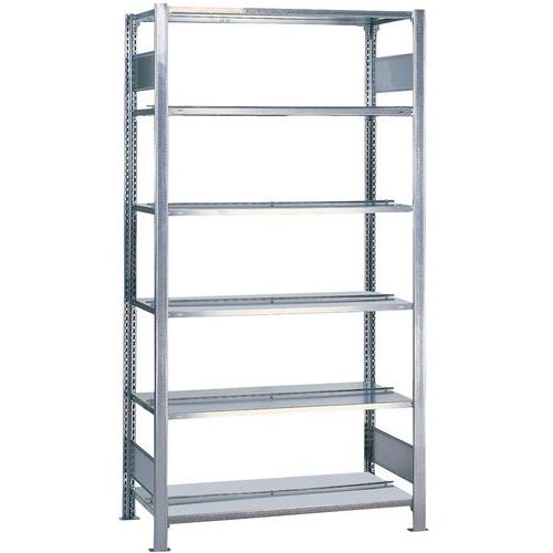 Rayonnage Départ 1 Face Aristo-clip 2000x300x1300 Zingué