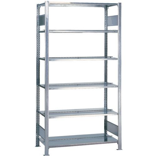 Rayonnage Départ 1 Face Aristo-clip 2300x300x750 Zingué