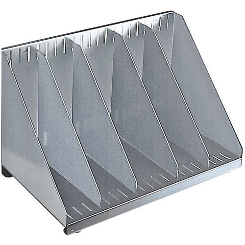 Trieur à Intercalaires Gris - Hauteur:24. 6 Cm