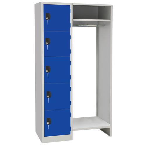 Penderie Cases Gris/bleu L450mm