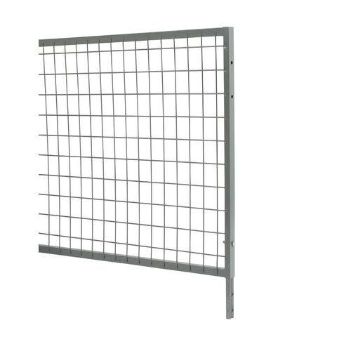 Troax - Élément de cloison grillagée UX450 - Gris - 0.8m x 0.8m - Acier - Éco-responsable