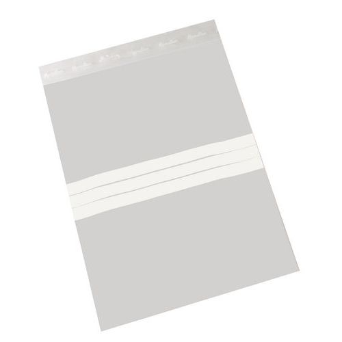 Sachets Zip 180x120mm Bande Blanche